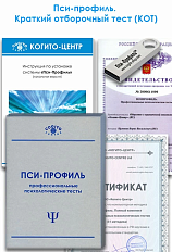 Методика многостороннего исследования личности (MMPI). USB-флеш-накопитель